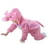 ราคา (พร้อมส่ง) ชุดแฟนซีเด็ก ชุดสัตว์ รุ่น ชุดหมู (สีชมพู) PIG (2794799329)