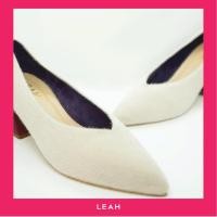 ราคา LEAH - Color block shoes รองเท้าส้นสูง รองเท้าสตรี รองเท้าทำงาน สีเทา-ม่วง (49361370568)