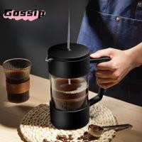 ราคา GOSSIP หม้อต้มกาแฟแบบกดฝรั่งเศส, แก้ว Borosilicate ชาทนความร้อน Coffee Brewer, creative 350/600/1000ML Tea Maker (49011472348)
