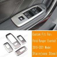 ราคา ฝาครอบประตูหน้าต่างรถยนต์ วัสดุสเตนเลส ABS สําหรับ Ford Ranger Everest 2015 2016 2017 2018 2019 2020 2021 (25859097566)