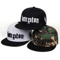 ราคา แฟชั่นอินเทรนด์ Street Dance Hip Hop หมวกสไตล์ปรับ Compton Casual แบน Brim หมวก snapback หมวก W7MH (58009906401)