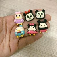 ราคา รองเท้าแตะ MICKEY DUCK CHARM DECORATE (ปุ่มซับสี) (29819792729)