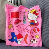ราคา Sanrio Hello Kitty x USA Texas Travel Tote Women Handbag Bag Top Handle Shoulder Bags (56804944755)