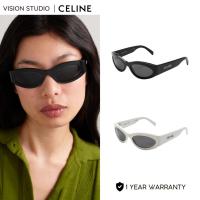 ราคา ☀️แว่นกันแดด CELINE รุ่น Monochroms Cat-Eye CL40288I รวมทุกสี ของแท้100% รับประกัน 1 ปีเต็ม (25133847121)