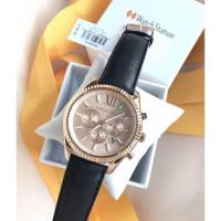 ราคา MICHAEL KORS Lexington Rose Gold Tone Dial Men's Chronograph Watch (600054747)