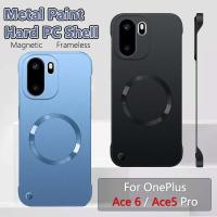 ราคา สีโลหะแม่เหล็ก Frameless สําหรับ OnePlus 15 13 13T 13R 12 Ace 6 5 3 Pro 3V Ultra Thin LightWeight การกระจายความร้อน Hard PC Back Shell (57858733695)