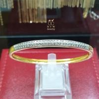 ราคา กำไลเพชร2แถว เพชร Round Brilliant 60/0.90 ct. (29826457403)
