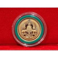 ราคา เหรียญที่ระลึก ตรากาญจนาภิเษก สองหน้า (2 ด้าน) เนื้อทองแดงขัดเงา ปี พ.ศ.2539 ขนาด 3.2 เซน (42129773923)