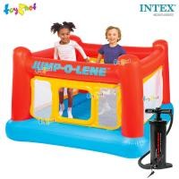 ราคา Intex เบาะกระโดด จั๊ม-โอ-ลีน 1.74x1.74x1.12 ม. รุ่น 48260 + ที่สูบลมดับเบิ้ลควิ๊ก ทรี-เอส (17498673967)