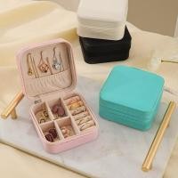 ราคา MINI JEWELRY BOX GOLD STORAGE EARRINGS RINGS สร้อยคอแหวนนาฬิกา TRAVELING (41450108364)