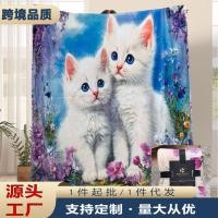 ราคา [ผ้าห่ม] ผ้าห่มการค้าต่างประเทศหอพักผ้าคลุมโซฟาผ้าห่มสีขาวนุ่มผ้าสักหลาดสาวน่ารักผ้าห่มเด็ก (56059529989)