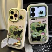 ราคา เคสโทรศัพท์เหมาะสําหรับiPhone 7 8 X XS XR XSMAX 11 12 13 14 15 16 17 Pro max Plus Air Cherry Little Black Cat Bracketกันกระแทกกันกระแทกกันกระแทกเคสรวมทุกอย่างB7QG (44711028857)