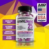 ราคา ลดไขมันเกรดนักกีฬา Cloma Pharma: MethylDrene 25 Elite - 100 แคปซูล - สูตรเข้มข้น Fat Burner แฟตเบิร์น (2650946970)