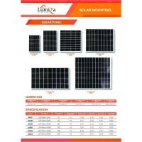 ราคา แผงโซล่าเซลล์ 100W Lumira Solar Panel LSP รุ่น MONO (26026620235)