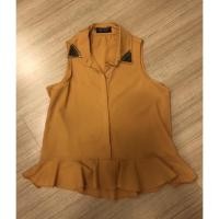 ราคา เสื้อแขนกุด สีเหลืองมัสตาร์ด (23710790054)
