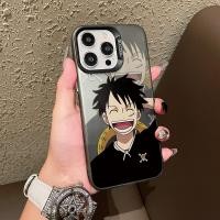 ราคา เคสโทรศัพท์มือถือแบบนิ่ม ใส กันกระแทก ลายวันพีซ ลูฟี่ โมม สําหรับ iPhone 15 14 13 12 11 Pro Max X Xr Xs Max 7 8 Plus SE2020 Realme OPPO VIVO Redmi (25622895159)
