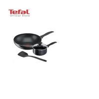 ราคา Tefal เซ็ตเครื่องครัว COOK & CLEAN 4 ชิ้น กระทะก้นลึก 28 ซม+หม้อด้ามฝาแก้ว 16 ซม รุ่น B225S405 (2895571866)