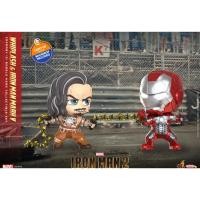 ราคา Hot Toys - COSBABY (S) Bobble-Head Iron Man 2 - Whiplash & Iron Man Mark V (COSB801) (53154966417)