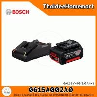 ราคา BOSCH ชุดแบตเตอรี่ 18V Starter Kit 0615A002A0 (GAL18V-40/3.0Ahx1) รับประกันศูนย์ 1 ปี (25732166293)