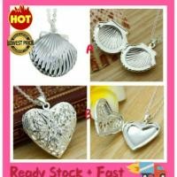 ราคา สร้อยคอกล่องล็อกเก็ตเงินเงินสเตอร์ลิงกล่องล็อกเก็ตกรอบรูปสร้อยคอ (28094832243)