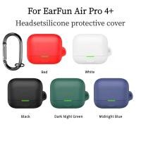 ราคา ซิลิโคนป้องกันสําหรับ EarFun Air Pro 4 + Drop-Resistant กันฝุ่นสําหรับหูฟังเคสชาร์จ Pro 4 Plus (52407655269)