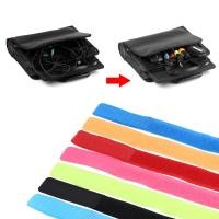 ราคา Guli 50pcslot Reusable Wire Organiser Cable Holder Tape Ties Cord Straps Red Their Cables in Order พร้อมสี (53861220555)