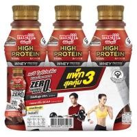 ราคา เมจิไฮโปรตีนสูตรเวย์กลิ่นช็อกโกแลต 350มล แพค 3 Meiji Hight Protein Chocolate Whey Formula 350ml Pack 3 [8850329175970 ] (51559724745)