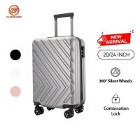 ราคา PG 20/24 นิ้ว Premium กระเป๋าเดินทางน้ําหนักเบา ABS + PVC Trolley Case (40053164690)