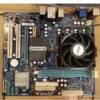 ราคา เมนบอร์ด Gigabyte GA-MA74GM-S2 FB พร้อม DDR2 667 1GB Ram x 2 + โปรเซสเซอร์ AMD Sempron Dual Core 2100 (ใช้แล้ว) (19889188008)