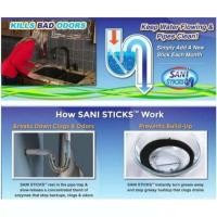 ราคา BUYBUYTECH ซื้อ 1 แถม 3 Sani Sticks ของแท้ แท่งทำความสะอาดท่อน้ำ กันท่ออุดตัน แท่งสีฟ้าไร้กลิ่นรบกวน（4pcs) (29123373761)