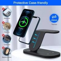 ราคา ❤ Phone Wireless Chargers Station Apple 3In Wireless Charger Samsung Charging Dock For Samsung Wa (24232080396)