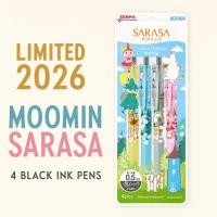 ราคา Zebra Gel Ballpoint Pen Gel Ink Sarasa Clip 0.5mm Moomin Design Limited Edition 4-Piece Set Black Ink JJ29-MM2-4C (53562226432)
