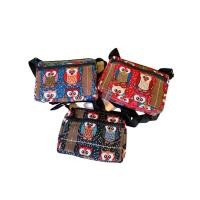 ราคา กระเป๋าสะพายผ้ามัดหมี่,ย้อมคราม,กระเป๋าถักลายนกฮูก (เรณูนคร) (3993029366)
