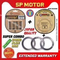 ราคา Tobaki 1 ชุดคลัทช์สปริง+แผ่นเหล็ก+แผ่นคลัตช์ Y15ZR/LC135/EX5DREAM/SRL110/Wave125/Kriss110/Y125Z/RS150/TXR150/EX5 (56408326337)