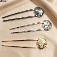 ราคา PRICHXW Shell Hair Sticks, U Shape Gold Silver U-Shaped Hair Fork, Retro Headwear Headdress Hair Holder กิ๊บติดผมสไตล์จีนสาว (57162372986)