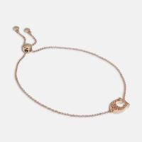 ราคา พร้อมส่ง แท้ % New Coach กำไล PAVE SIGNATURE SLIDER BRACELET (COACH 91427) ROSE GOLD (22125598443)