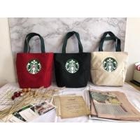 ราคา กระเป๋าผ้าสกรีนลายสตาร์บัค (6845167706)