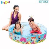 ราคา Intex สระขอบตั้ง นักดำน้ำตัวน้อยและสัตว์ใต้ทะเลแสนสนุก 4 ฟุต (1.22x0.25 ม.) รุ่น 58477 (20191847145)