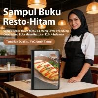ราคา หนังสือ Rato-ฝาครอบเมนูสีดําเมนู a4 ฝาครอบป้องกันหนังร้านอาหารเมนูปกหนังสือ 4 หน้า (41581477317)