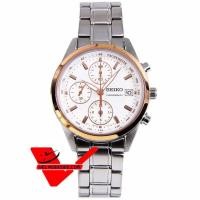 ราคา Veladeedee Seiko Lady Sport Chronograph นาฬิกาข้อมือผู้หญิง ตัวเรือนและสายสแตนเลสสลับทอง รุ่น SNDV56P1 (2274735102)