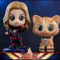 ราคา HotToys Marvel Movie Avengers Captain Marvel และ Orange Cat Cuckoo COSBABY Set Ready Stock (44961468905)