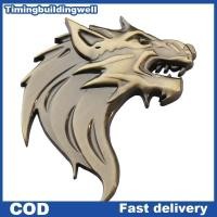 ราคา Twth Wolf Totem Badge รถบุคลิกภาพหัวหมาป่าโลหะรถ Stier ดัดแปลงโลโก้รถหัวหมาป่า Stier โลหะหมาป่าโลโก้ QDD (47310633712)