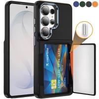 ราคา SAMSUNG Flip Hidden Standกระเป๋าสตางค์สําหรับSamsung Galaxy S26 S25 S24 Plus S23 S22 Ultraกรณี,2ช่องใส่การ์ด,ป้องกัน2ชั้นกันชนสําหรับGalaxy S26+ S25+ S24+ (45911543561)