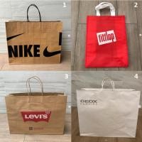 ราคา ถุงกระดาษ ถุง แบรนด์ NIKE , Levis , GEOX และ ถุงผ้า Fitflop ของแท้ ใส่รองเท้า สภาพใหม่ ใส่ของ สภาพสวย ถุงรองเท้า (18866879929)