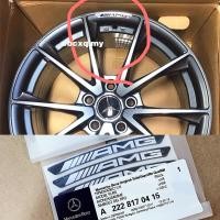 ราคา สติกเกอร์โลหะ AMG CLA CLS สําหรับติดตกแต่งล้อรถยนต์ Mercedes Benz (18146258842)