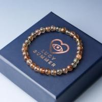 ราคา LUCYSUMMER กำไลข้อมือหินแท้ Black Gold Super 7 Rutile Quartz แบล็คโกลด์ ซุปเปอร์เซเว่น ขนาด 6-7 mm. (41904822181)