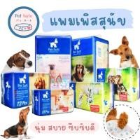 ราคา แพมเพิสสุนัข เพศเมีย แพมเพิสสัตว์เลี้ยง ผ้าอ้อมสัตว์เลี้ยง ซึมซับดีมากตลอดคืน ผ้าอ้อมสุนัข Petsoft ขอบยางนุ่ม แพ็ค12ชิ้น (21524527110)