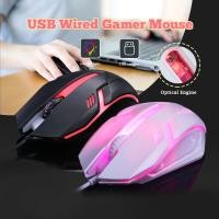 ราคา เม้าส์เล่นเกมส์ Gaming Mouse เม้าส์สำหรับเล่นเกม มีไฟ 7 สี เมาส์เกมมิ่ง เม้าส์ออพติคอล เม้าส์เรืองแสงเม้าส์ USB (8345819952)