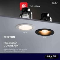 ราคา SL LIGHTING | Recessed Downlight E27 ดาวน์ไลท์ฝังฝ้า ขั้ว E27 ปรับระดับขาได้ 4" 5" 6" 8" รุ่น PHOTON (54752447182)