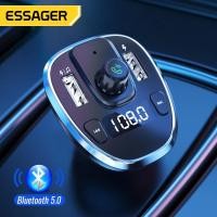 ราคา Essager บลูทูธรถยนต์ ตัวรับสัญญาณบลูทู ตัวเปิด FM บลูทูธ รถยนต์ เครื่องเล่น MP3 ในรถยนต์ (3946783796)